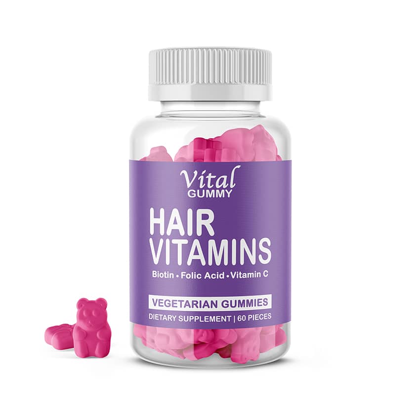 vital gummy hair vitamins gummies