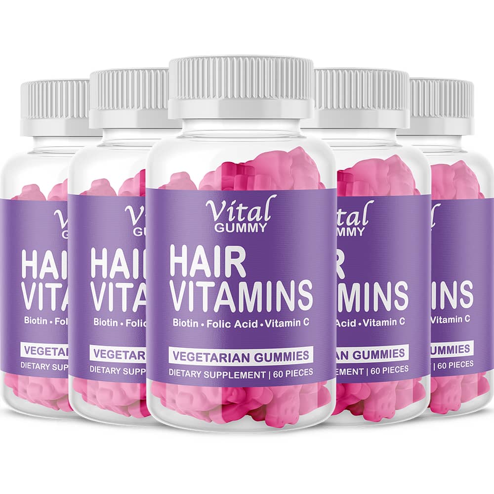 vital gummy hair vitamins gummies 5 месеца